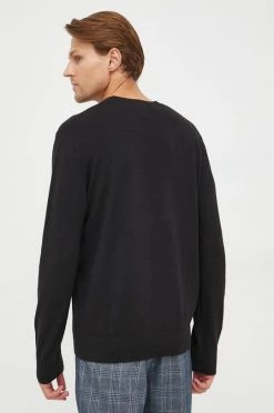 Ανδρικά Χωρίς φερμουάρ Βαμβακερό πουλόβερ GAP χρώμα: μαύρο, -Gap Κατάστημα unnamed file 255