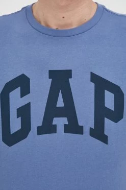 Ανδρικά Μπλουζάκια Βαμβακερό μπλουζάκι GAP μπλε -Gap Κατάστημα unnamed file 2551