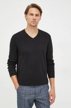 Ανδρικά Χωρίς φερμουάρ Βαμβακερό πουλόβερ GAP χρώμα: μαύρο, -Gap Κατάστημα unnamed file 256