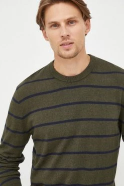 Ανδρικά Χωρίς φερμουάρ Βαμβακερό πουλόβερ GAP χρώμα: πράσινο,