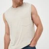 Ανδρικά Αμάνικα Βαμβακερό μπλουζάκι GAP μπεζ -Gap Κατάστημα unnamed file 2595