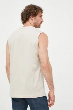 Ανδρικά Αμάνικα Βαμβακερό μπλουζάκι GAP μπεζ -Gap Κατάστημα unnamed file 2597