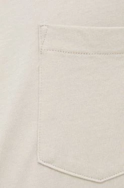 Ανδρικά Αμάνικα Βαμβακερό μπλουζάκι GAP μπεζ -Gap Κατάστημα unnamed file 2599