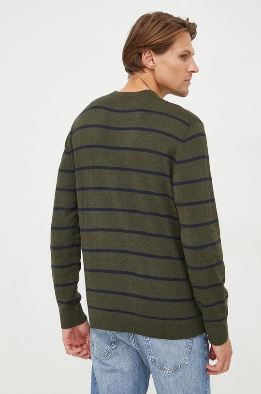 Ανδρικά Χωρίς φερμουάρ Βαμβακερό πουλόβερ GAP χρώμα: πράσινο, 5 Ανδρικά Χωρίς φερμουάρ Βαμβακερό πουλόβερ GAP χρώμα: πράσινο, - Image 3