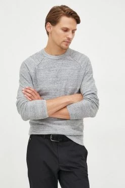 Ανδρικά Χωρίς φερμουάρ Βαμβακερό πουλόβερ GAP χρώμα: γκρι, -Gap Κατάστημα unnamed file 266