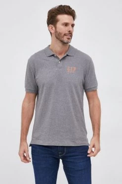 Ανδρικά Πόλο μπλουζάκια Πόλο GAP χρώμα: γκρι