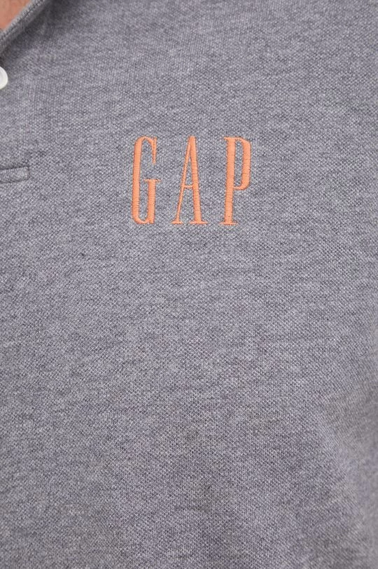 Ανδρικά Πόλο μπλουζάκια Πόλο GAP χρώμα: γκρι 7 Ανδρικά Πόλο μπλουζάκια Πόλο GAP χρώμα: γκρι - Image 5