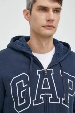Ανδρικά Με φερμουάρ Μπλούζα GAP ναυτικό μπλε, με κουκούλα -Gap Κατάστημα unnamed file 27