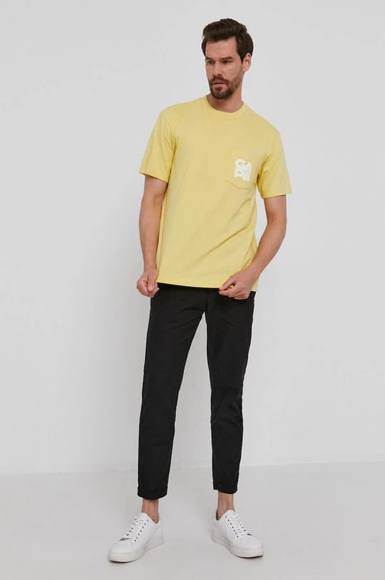 Ανδρικά Μπλουζάκια Μπλουζάκι GAP χρώμα: κίτρινο 4 Ανδρικά Μπλουζάκια Μπλουζάκι GAP χρώμα: κίτρινο - Image 2