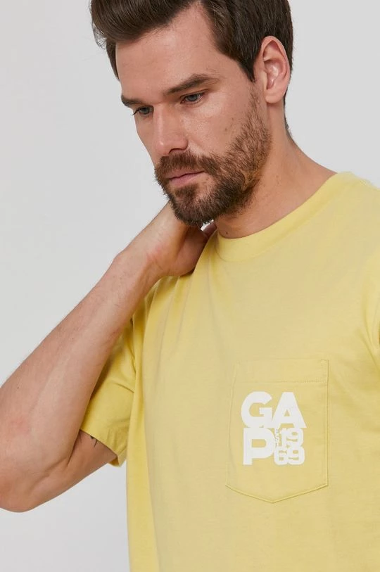Ανδρικά Μπλουζάκια Μπλουζάκι GAP χρώμα: κίτρινο 7 Ανδρικά Μπλουζάκια Μπλουζάκι GAP χρώμα: κίτρινο - Image 5