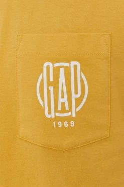 Ανδρικά Μπλουζάκια Μπλουζάκι GAP χρώμα: κίτρινο -Gap Κατάστημα unnamed file 2714