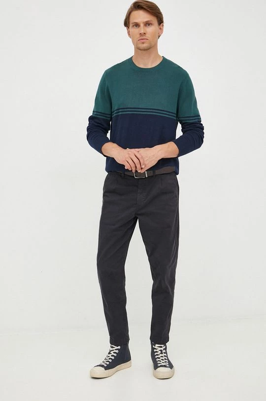 Ανδρικά Χωρίς φερμουάρ Βαμβακερό πουλόβερ GAP χρώμα: ναυτικό μπλε, 4 Ανδρικά Χωρίς φερμουάρ Βαμβακερό πουλόβερ GAP χρώμα: ναυτικό μπλε, - Image 2