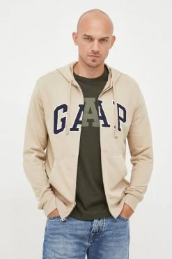 Ανδρικά Με φερμουάρ Μπλούζα GAP πράσινο,