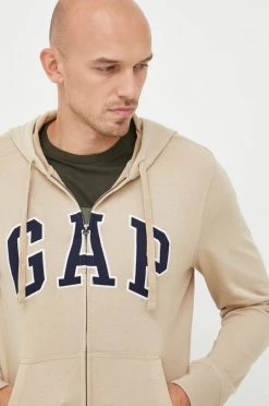 Ανδρικά Με φερμουάρ Μπλούζα GAP πράσινο, -Gap Κατάστημα unnamed file 296