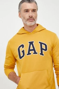 Ανδρικά Χωρίς φερμουάρ Μπλούζα GAP κίτρινο, -Gap Κατάστημα unnamed file 3
