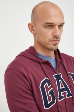 Ανδρικά Με φερμουάρ Μπλούζα GAP μοβ, -Gap Κατάστημα unnamed file 301