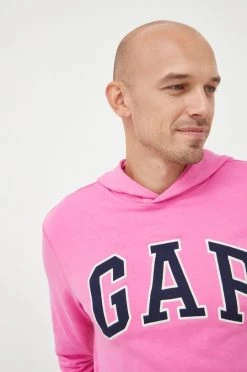 Ανδρικά Χωρίς φερμουάρ Μπλούζα GAP ροζ, -Gap Κατάστημα unnamed file 306