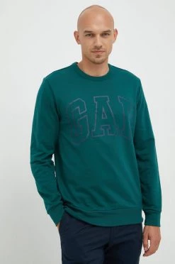 Ανδρικά Χωρίς φερμουάρ Μπλούζα GAP πράσινο,