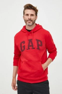 Ανδρικά Χωρίς φερμουάρ Μπλούζα GAP κόκκινο,