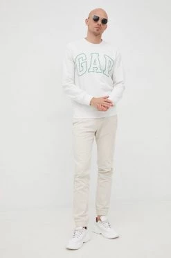 Ανδρικά Χωρίς φερμουάρ Μπλούζα GAP μπεζ, -Gap Κατάστημα unnamed file 362