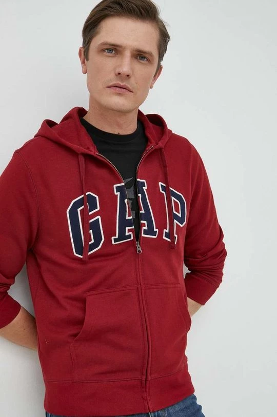 Ανδρικά Με φερμουάρ Βαμβακερή μπλούζα GAP κουκούλα 3 Ανδρικά Με φερμουάρ Βαμβακερή μπλούζα GAP κουκούλα