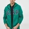 Ανδρικά Με φερμουάρ Μπλούζα GAP πράσινο, με κουκούλα -Gap Κατάστημα unnamed file 377