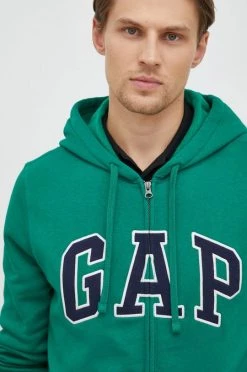 Ανδρικά Με φερμουάρ Μπλούζα GAP πράσινο, με κουκούλα -Gap Κατάστημα unnamed file 380