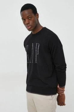 Ανδρικά Χωρίς φερμουάρ Πουλόβερ GAP μαύρο