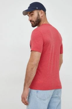 Ανδρικά Μπλουζάκια Βαμβακερό μπλουζάκι GAP κόκκινο -Gap Κατάστημα unnamed file 458