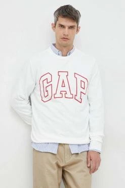 Ανδρικά Χωρίς φερμουάρ Μπλούζα GAP άσπρο,