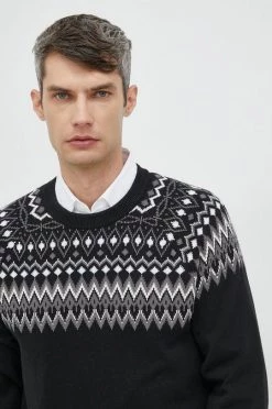 Ανδρικά Χωρίς φερμουάρ Βαμβακερό πουλόβερ GAP χρώμα: μαύρο, -Gap Κατάστημα unnamed file 496