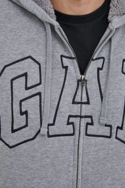 Ανδρικά Με φερμουάρ Μπλούζα GAP γκρι, με κουκούλα -Gap Κατάστημα unnamed file 508