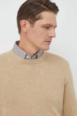 Ανδρικά Χωρίς φερμουάρ Βαμβακερό πουλόβερ GAP χρώμα: μπεζ, -Gap Κατάστημα unnamed file 51