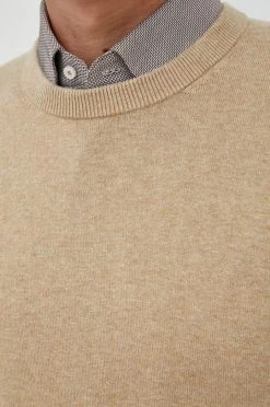 Ανδρικά Χωρίς φερμουάρ Βαμβακερό πουλόβερ GAP χρώμα: μπεζ, -Gap Κατάστημα unnamed file 52