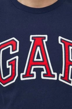 Ανδρικά Μπλουζάκια Βαμβακερό μπλουζάκι GAP ναυτικό μπλε -Gap Κατάστημα unnamed file 539