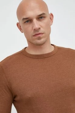 Ανδρικά Μακρυμάνικα Longsleeve GAP καφέ, -Gap Κατάστημα unnamed file 548