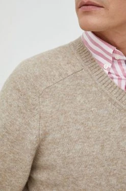 Ανδρικά Χωρίς φερμουάρ Πουλόβερ με προσθήκη μαλλιού GAP χρώμα: μπεζ, -Gap Κατάστημα unnamed file 580