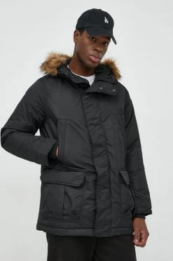 Ανδρικά Μακριά μπουφάν Μπουφάν GAP μαύρο