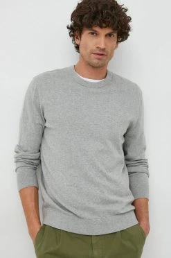 Ανδρικά Χωρίς φερμουάρ Βαμβακερό πουλόβερ GAP χρώμα: γκρι, -Gap Κατάστημα unnamed file 622