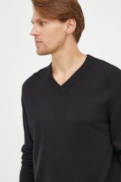 Ανδρικά Χωρίς φερμουάρ Βαμβακερό πουλόβερ GAP χρώμα: μαύρο, -Gap Κατάστημα unnamed file 694