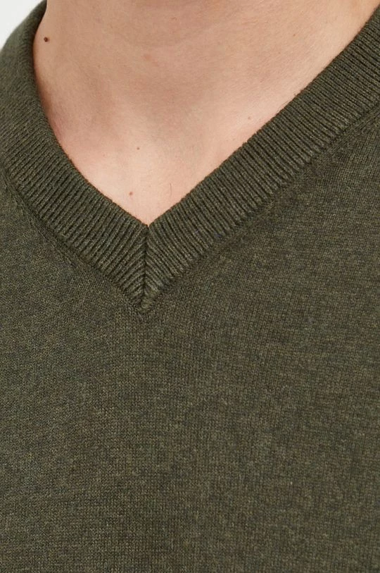 Ανδρικά Χωρίς φερμουάρ Βαμβακερό πουλόβερ GAP χρώμα: πράσινο, 7 Ανδρικά Χωρίς φερμουάρ Βαμβακερό πουλόβερ GAP χρώμα: πράσινο, - Image 5