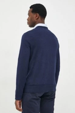 Ανδρικά Χωρίς φερμουάρ Βαμβακερό πουλόβερ GAP χρώμα: ναυτικό μπλε, -Gap Κατάστημα unnamed file 727