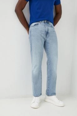 Ανδρικά Straight και Regular Τζιν παντελονι GAP μπλε