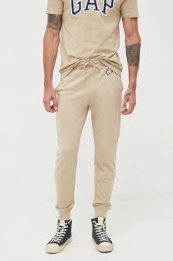 Ανδρικά Παντελόνια φόρμας Παντελόνι φόρμας GAP μπεζ
