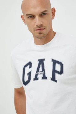 Ανδρικά Μπλουζάκια Βαμβακερό μπλουζάκι GAP άσπρο -Gap Κατάστημα unnamed file 777