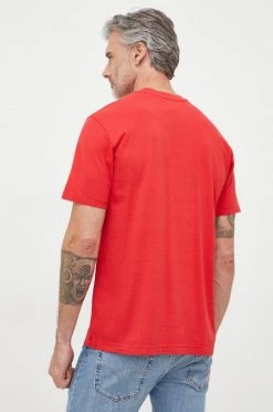 Ανδρικά Μπλουζάκια Βαμβακερό μπλουζάκι GAP κόκκινο -Gap Κατάστημα unnamed file 786