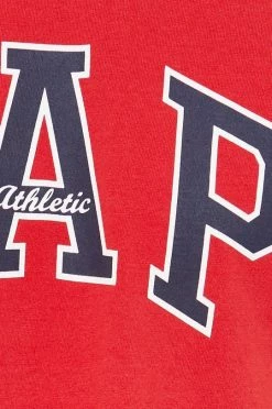 Ανδρικά Μπλουζάκια Βαμβακερό μπλουζάκι GAP κόκκινο -Gap Κατάστημα unnamed file 788