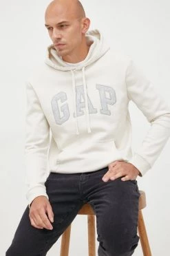 Ανδρικά Χωρίς φερμουάρ Μπλούζα GAP μπεζ,