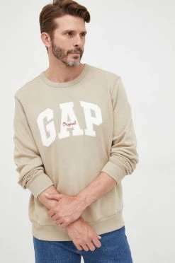 Ανδρικά Χωρίς φερμουάρ Μπλούζα GAP πράσινο,