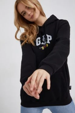 Χωρίς φερμουάρ Μπλούζα GAP μαύρο, -Gap Κατάστημα unnamed file 850